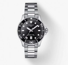 Tissot 1000 36MM Seastar Zwart 