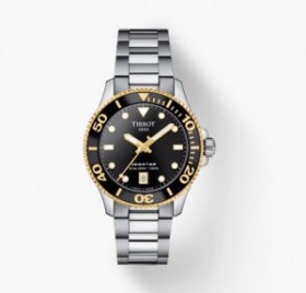 Tissot 1000 36MM Seastar Zwart 