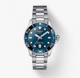 Tissot 1000 36MM Seastar Blauw 