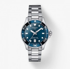 Tissot 1000 36MM Seastar Blauw 