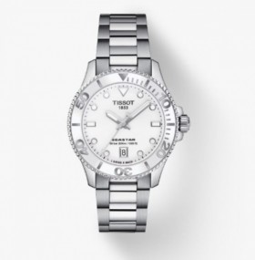 Tissot 1000 36MM Seastar Zilver 