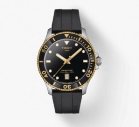 Tissot 1000 40MM Seastar Zwart 