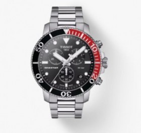 Tissot 1000 CHRONOGRAAF Seastar Zwart 